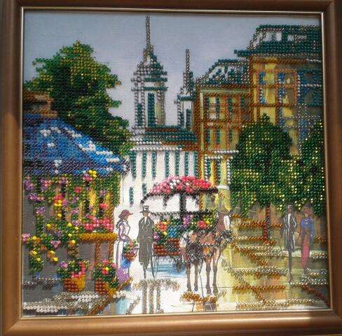 Canvas for bead embroidery