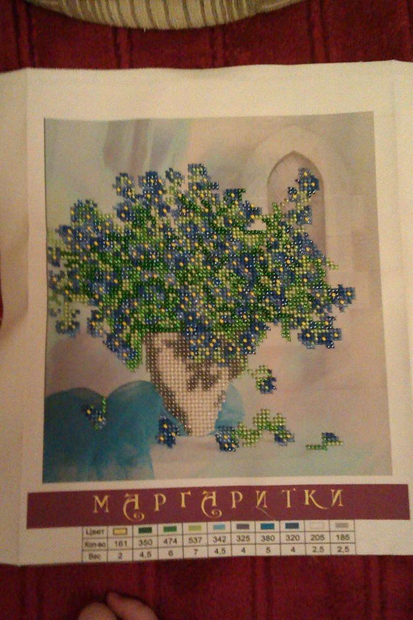 Canvas for bead embroidery