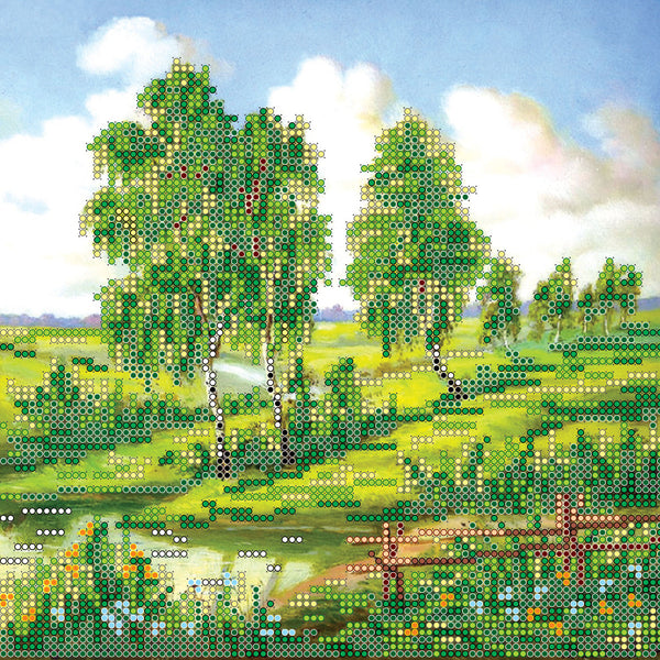 Canvas for bead embroidery