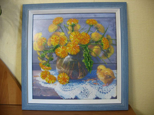 Canvas for bead embroidery