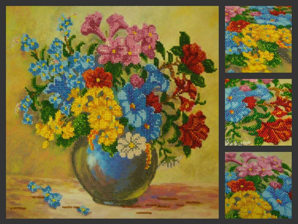 Canvas for bead embroidery
