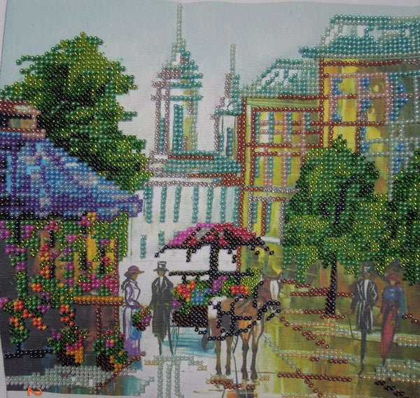 Canvas for bead embroidery