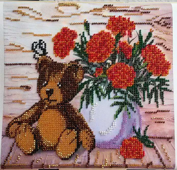 Canvas for bead embroidery