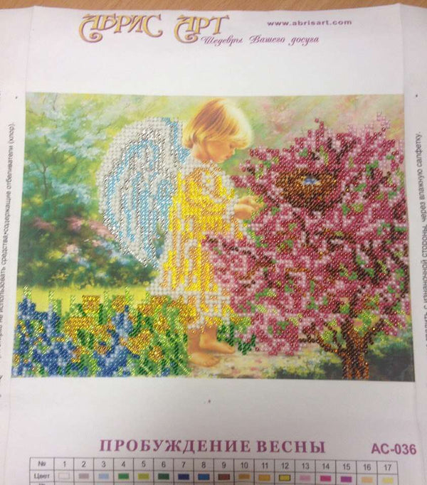 Canvas for bead embroidery