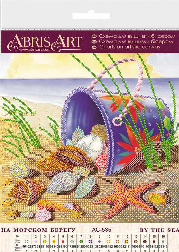 Canvas for bead embroidery