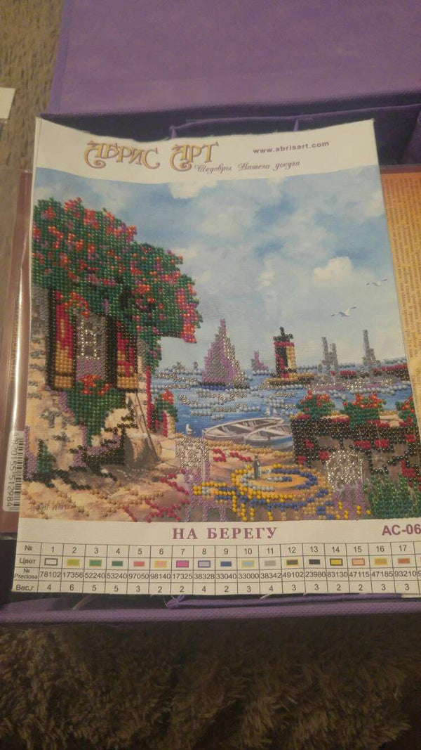 Canvas for bead embroidery