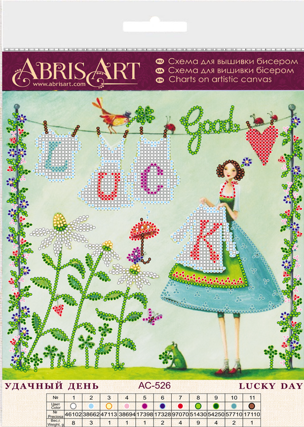 Canvas for bead embroidery