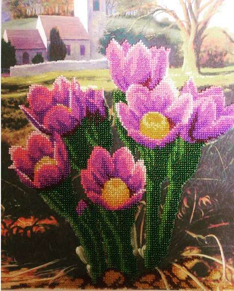 Canvas for bead embroidery