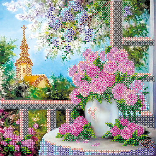 Canvas for bead embroidery