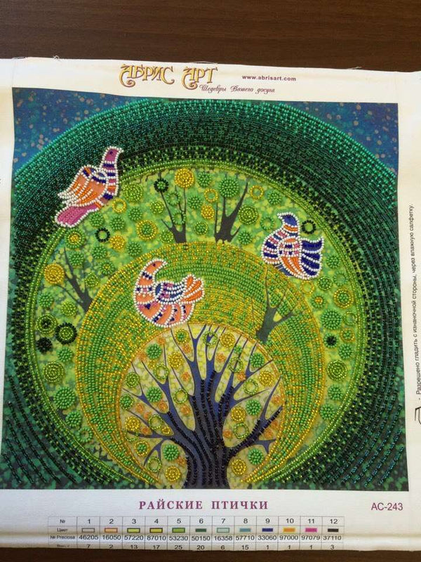 Canvas for bead embroidery