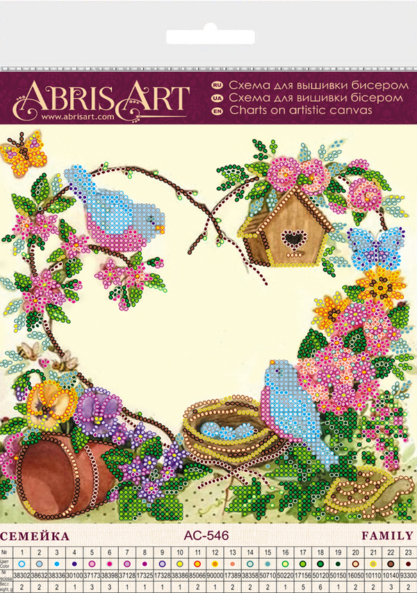 Canvas for bead embroidery