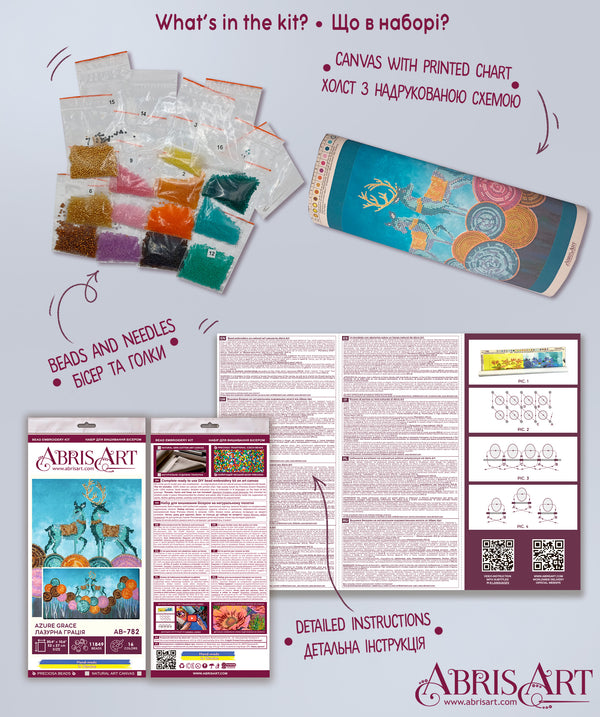 DIY Bead Embroidery Kit