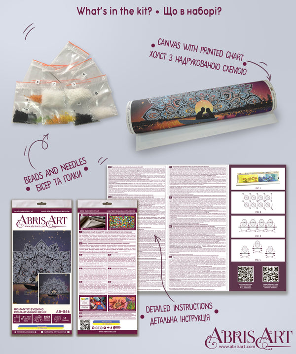 DIY Bead Embroidery Kit