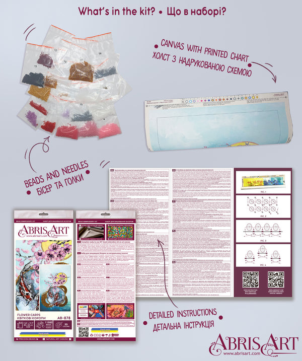DIY Bead Embroidery Kit