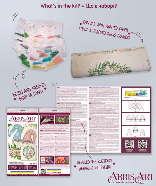 DIY Bead Embroidery Kit