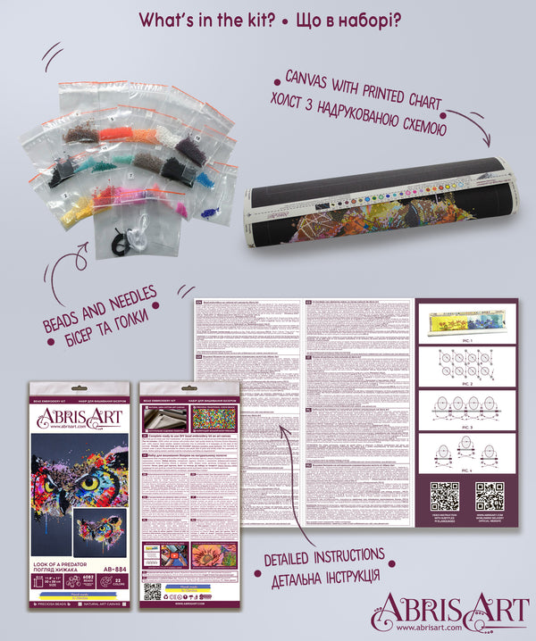 DIY Bead Embroidery Kit