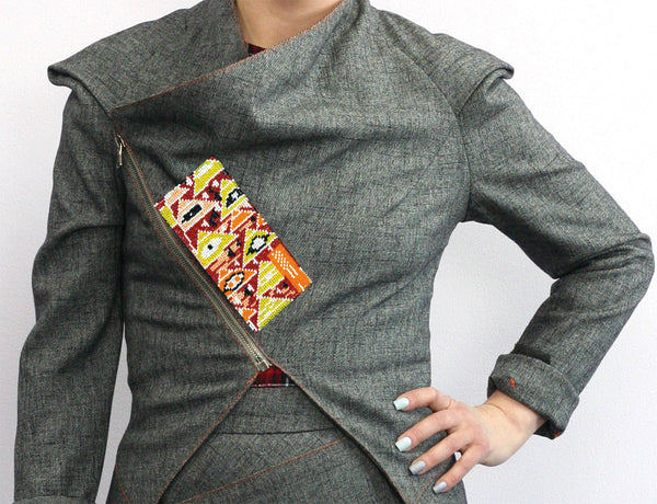 Bead embroidery patch kit