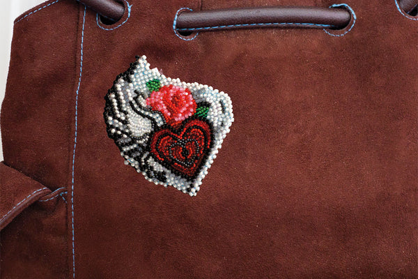Bead embroidery patch kit