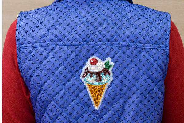 Bead embroidery patch kit