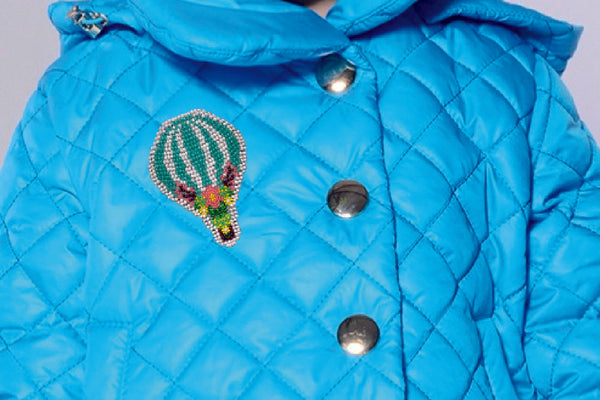 Bead embroidery patch kit