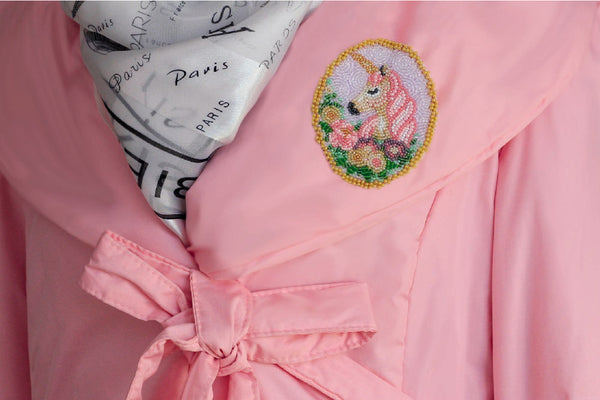 Bead embroidery patch kit