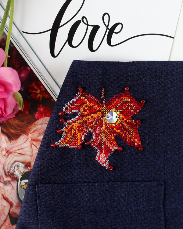 Cross stitch patch kit