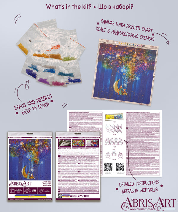 DIY Bead Embroidery Kit