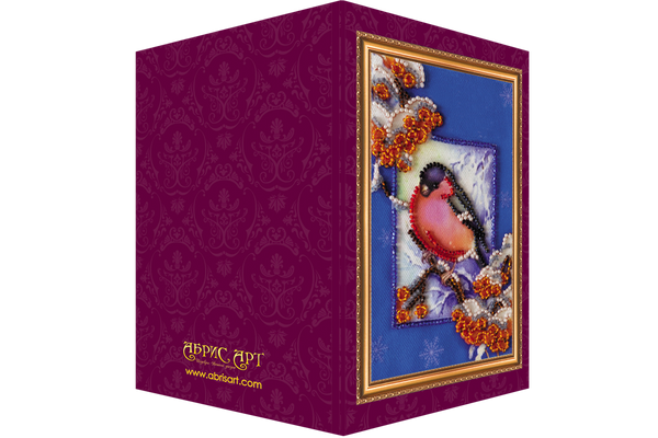 DIY Bead embroidery postcard kit