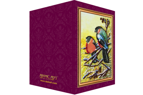 DIY Bead embroidery postcard kit