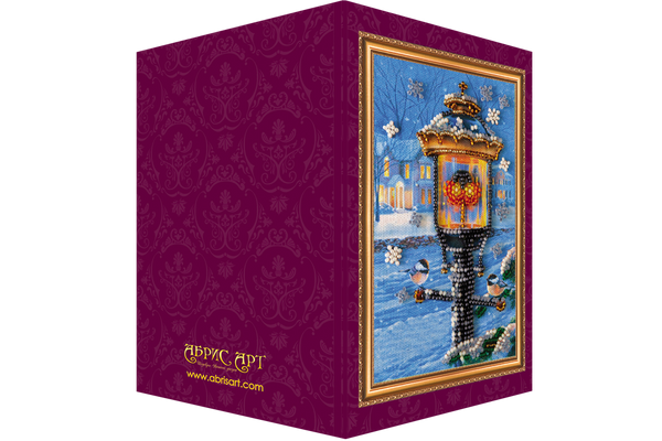 DIY Bead embroidery postcard kit