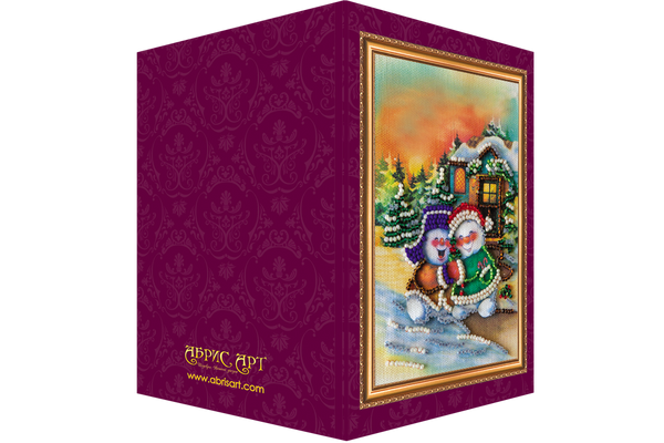 DIY Bead embroidery postcard kit