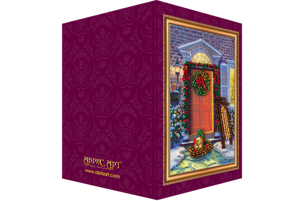 DIY Bead embroidery postcard kit