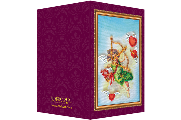 DIY Bead embroidery postcard kit