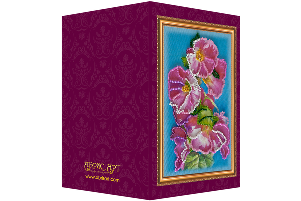 DIY Bead embroidery postcard kit