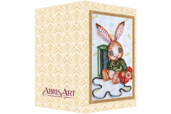 DIY Bead embroidery postcard kit