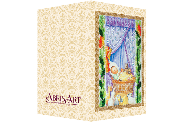 DIY Bead embroidery postcard kit