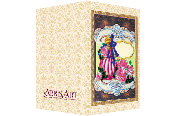 DIY Bead embroidery postcard kit