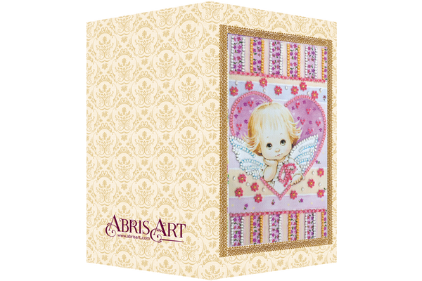 DIY Bead embroidery postcard kit