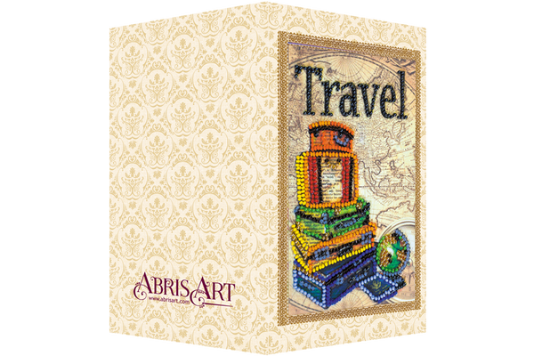 DIY Bead embroidery postcard kit