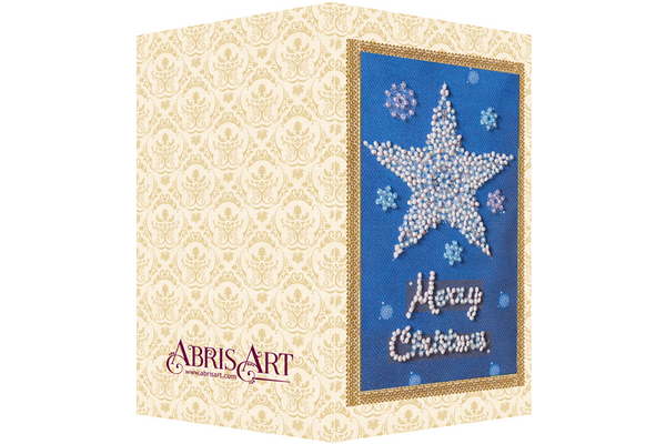 DIY Bead embroidery postcard kit