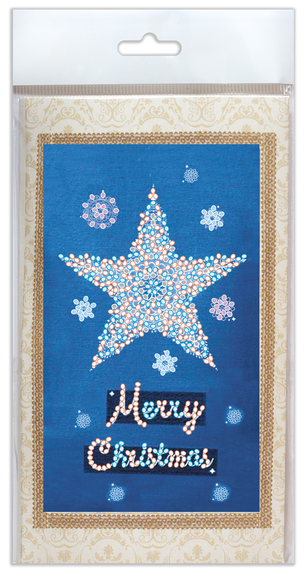 DIY Bead embroidery postcard kit