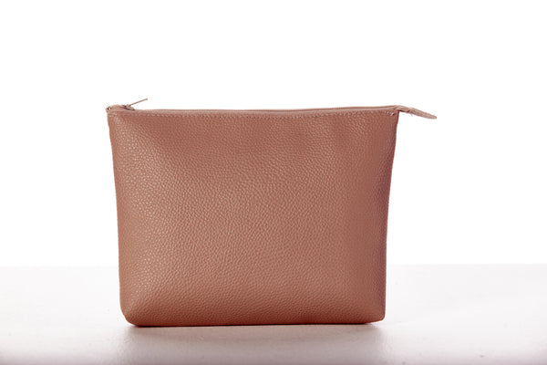 DIY Bead Embroidery kit Leatherette cosmetic bag