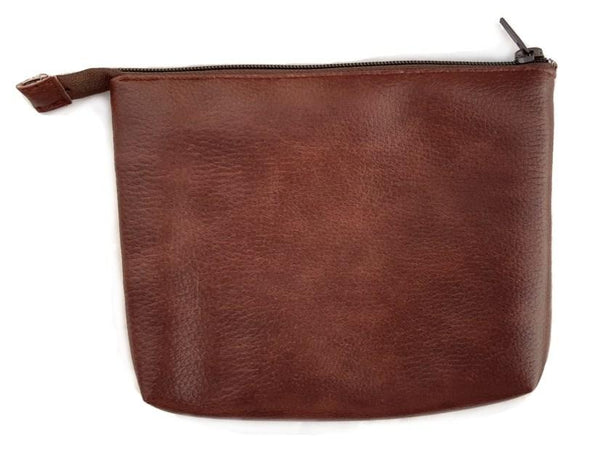 DIY Bead Embroidery kit Leatherette cosmetic bag