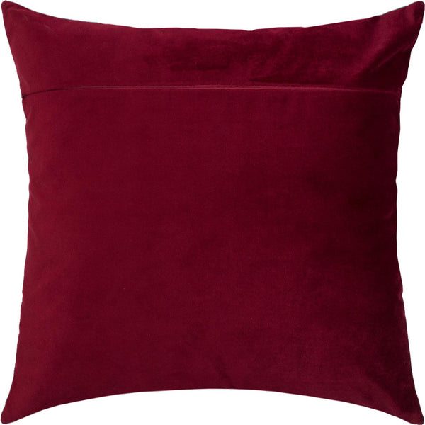 Pillow Backing with Hidden Zipper, Bordeaux wine