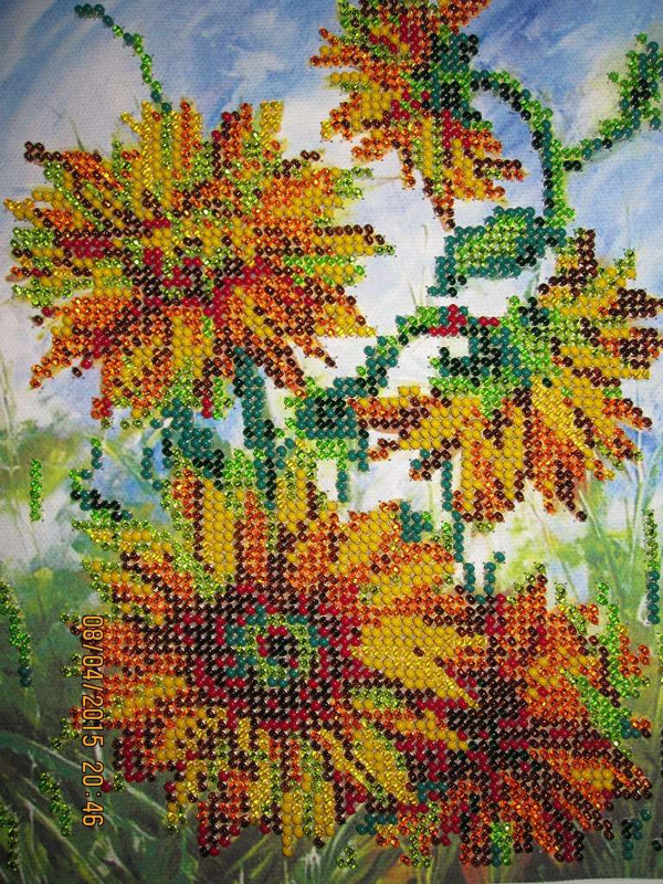 Canvas for bead embroidery