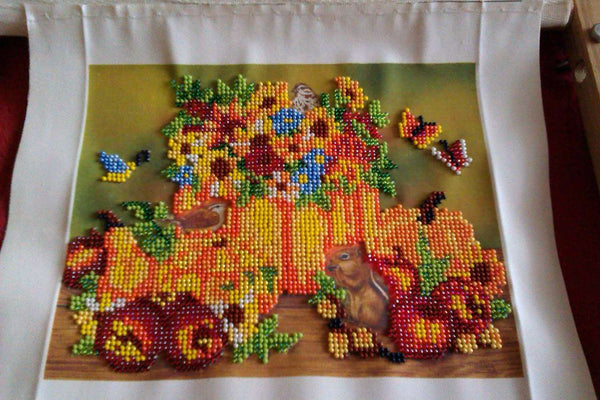 Canvas for bead embroidery