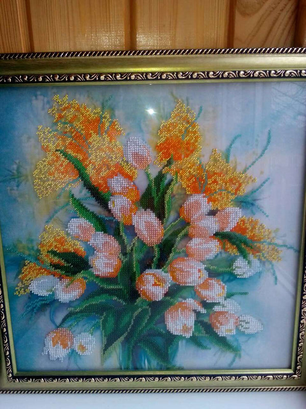 Canvas for bead embroidery
