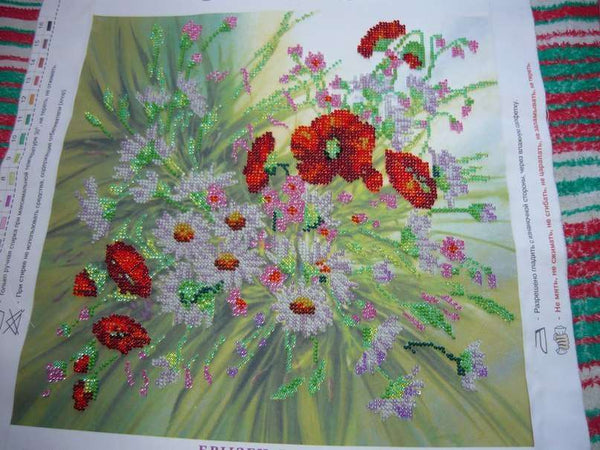 Canvas for bead embroidery