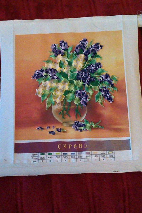 Canvas for bead embroidery