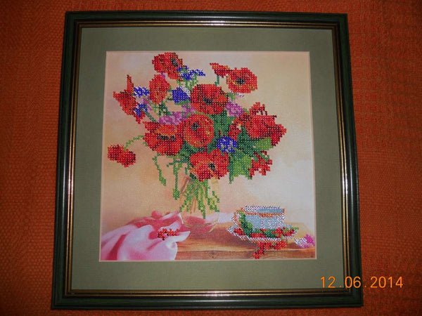 Canvas for bead embroidery